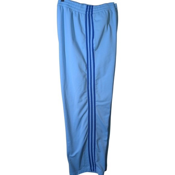 Adidas Mens Light Blue Joggers - Picture 4 of 5